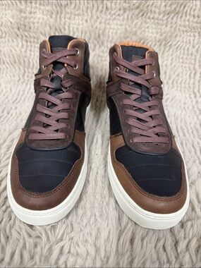 Roberto Vascon Men's Brown & Black high top shoes/ Boots